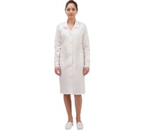 Женский рабочий халат ООО Комус у02-ХЛ белый, р. 52-54, рост 170-176 93426