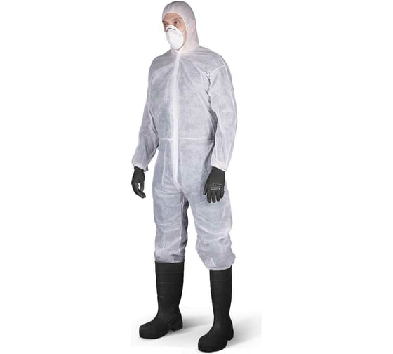 Одноразовый комбинезон Lakeland ZoneGard 50 шт., белый, р. S Одо 007.50/S 1