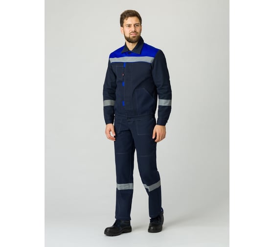 Костюм ФАКЕЛ Липецк-1 СОП темно-синий/васильковый, р. 44-46, 182-188 87481725.002 1