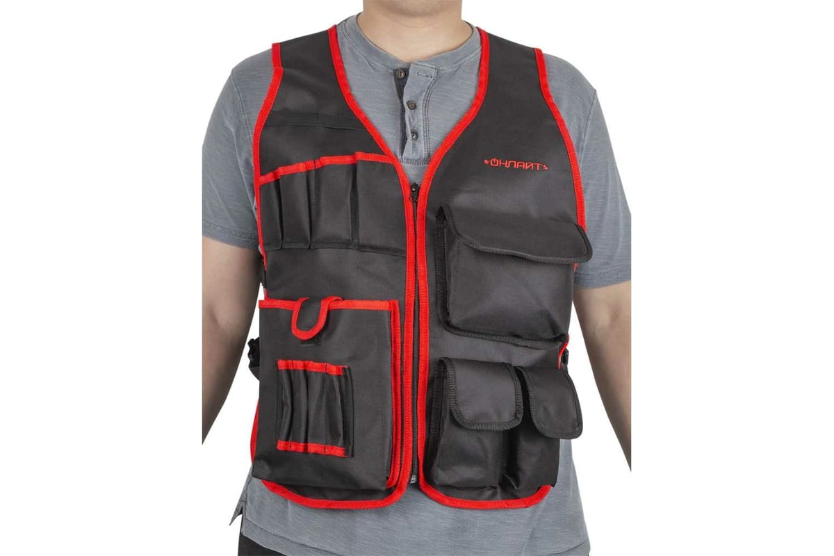 Жилет монтажника ota-zh03 ОНЛАЙТ 90 205 90205 - выгодная цена, отзывы ...