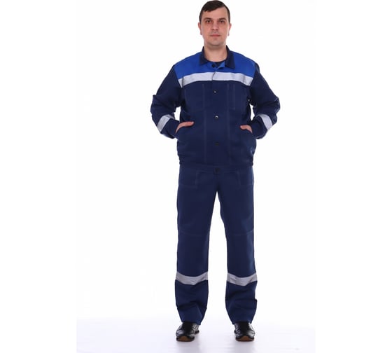 Костюм с полукомбинезоном Факел Легион-2 СОП Л-КПк, темно-синий/васильковый, размер 64-66, рост 182-188 87487657.012 1