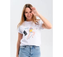 Футболка RoadLike Travel Art, р.M, белая 402757