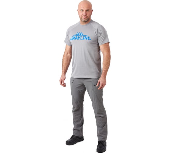 Футболка 7.62 Logo T-Shirt 7TS-01GR серая, хлопок, р.S 4610097012839