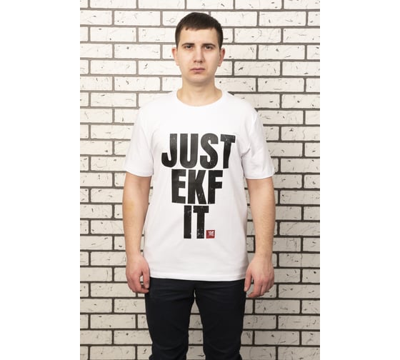 Футболка EKF белая Just it, р. L T-shirt_JustEKFit_w_L 1