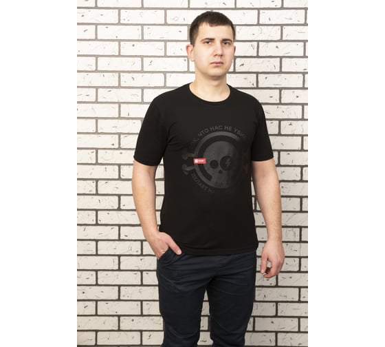 Футболка EKF Ток, черная, р. L T-shirt_Tok_b_L