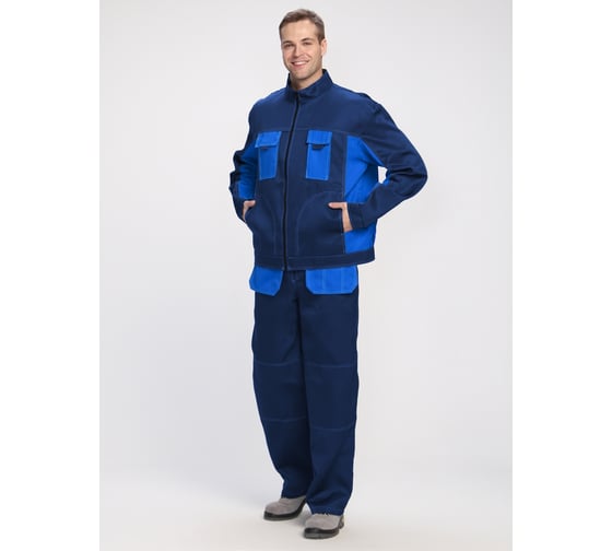 Костюм ФАКЕЛ Темп темно-синий/васильковый, р. 64-66, рост 170-176 87488537.011 1