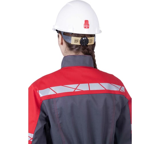 Женская летняя куртка iForm ХАЙ-ТЕК SAFETY серый/красный/черный Кур 421/88/170