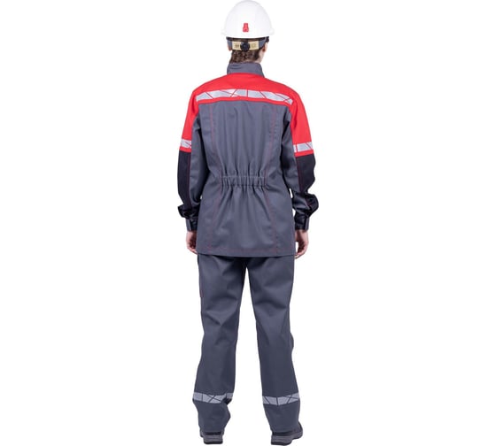 Женская летняя куртка iForm ХАЙ-ТЕК SAFETY серый/красный/черный Кур 421/80/158