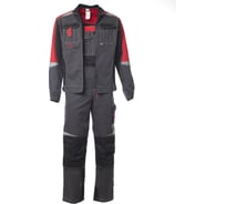 Костюм ФАКЕЛ Формула, серый/красный/черный, р. 44-46; 182-188 87472689.002