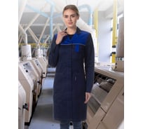 Женский халат Авангард. Профессиональная экипировка Технолог синий/васильковый, р. 88-92, рост 170-176 27917