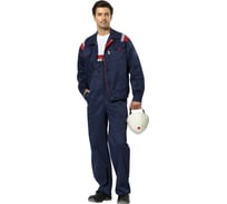 Мужской костюм Авангард. Профессиональная экипировка Авангард темно-синий/красный, р.88-92, рост 182-188 24658