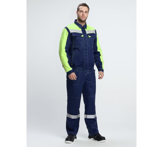 Костюм ФАКЕЛ Сфера NEW темно-синий/лимонный, р. 64-66; 170-176 87468101.011 1