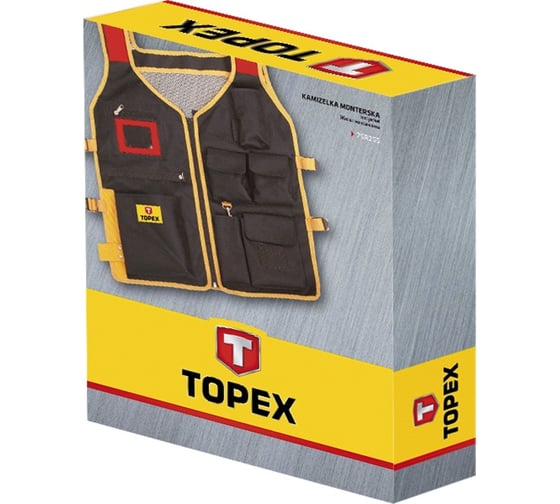 Жилет для инструмента (7 карманов) TOPEX 79R255