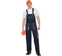 Рабочий полукомбинезон СИРИУС crown темно-синий/оранжевый, р.48-50/170-176 1670/3