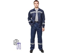 Рабочий летний мужской костюм ООО Комус л22-кбр темно-синий, р.48-50 182-188 816218