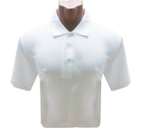 Рубашка-поло с коротким рукавом ООО Комус 190г, белая, р.XL 348288