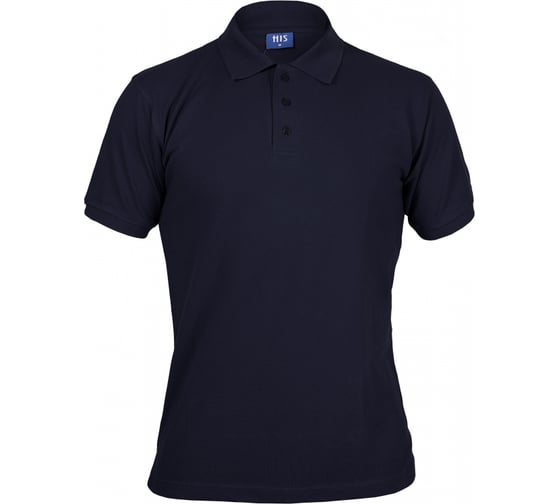 Рубашка-поло с коротким рукавом ООО Комус 190г, темно-синяя, р.3XL 1413874