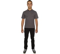 Мужская рубашка-поло ООО Комус серая, р. XL 1187783