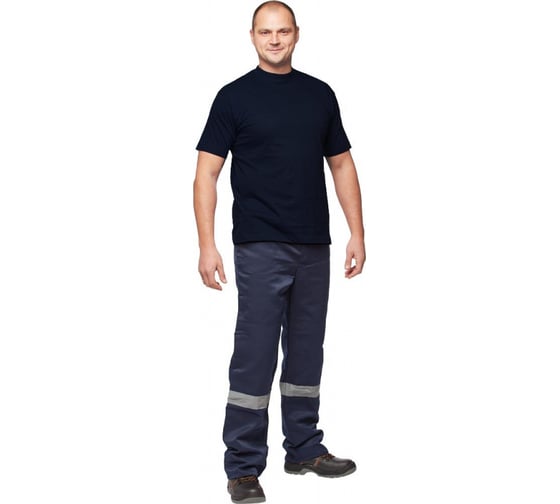 Футболка с коротким рукавом ООО Комус 160 г, темно-синяя, р. XXL 348259
