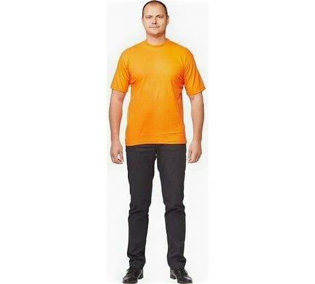 Футболка с коротким рукавом ООО Комус 160 г, оранжевая, р. 4XL 1691410