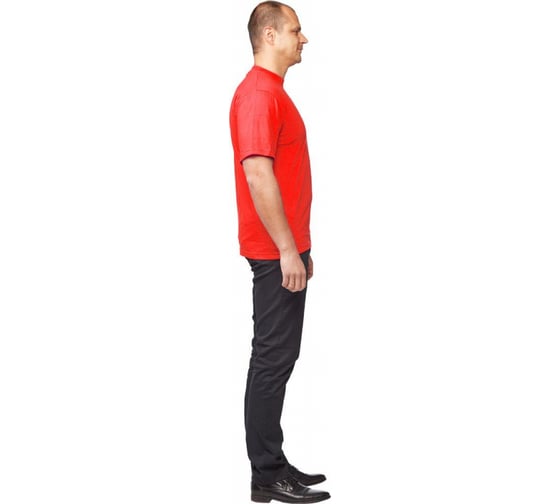 Футболка с коротким рукавом ООО Комус 160 г, красная, р. XXL 348277