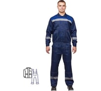 Мужской рабочий летний костюм ООО Комус л20-кпк синий/васильковый, р.60-62 182-188 1583169