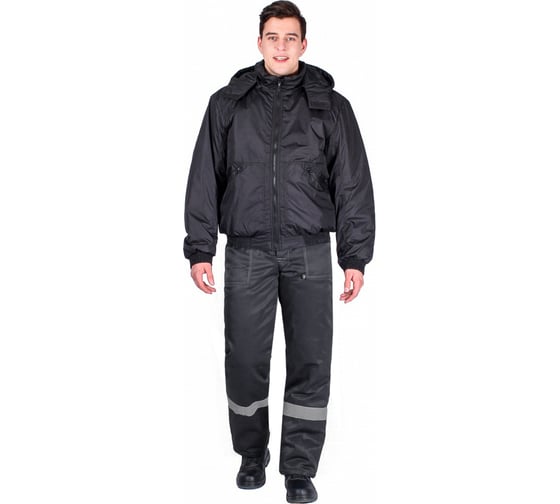 Куртка Факел Бомбер черная, р. 44-46, 170-176 см 87468922.001 1