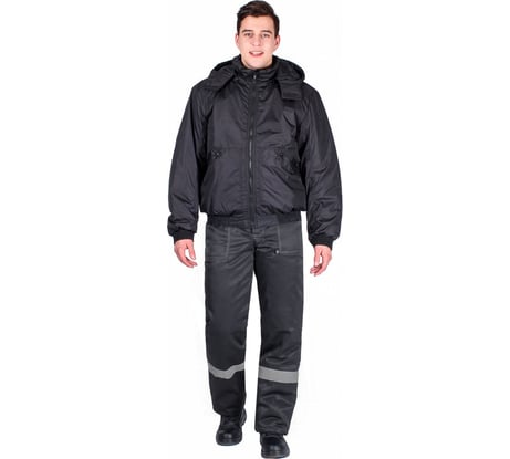 Куртка Факел Бомбер черная, р. 48-50, 182-188 см 87468922.004