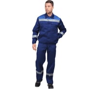 Костюм ГК Спецобъединение МАСТЕР ЛЮКС темно-синий/василек, р.104-108, рост 182-188 Кос 039/104/182