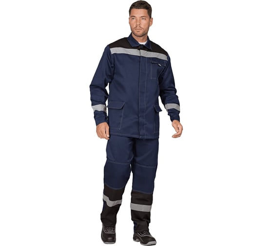 Костюм ГК Спецобъединение ПРОФЕССИОНАЛ темно-синий/черный, р.128-132, рост 170-176 Кос 034/128/170 1