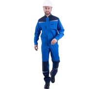 Костюм ГК Спецобъединение КМ-10 ЛЮКС василек/темно-синий, р.96-100, рост 182-188 Кос 595/ 96/182