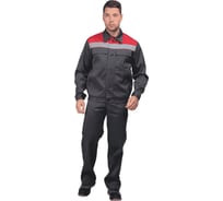 Костюм ГК Спецобъединение МАСТЕР ПРОФИ серый/красный, р.112-116, рост 170-176 Кос 040/112/170