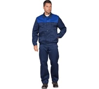 Костюм ГК Спецобъединение МАСТЕР темно-синий/василек, р.120-124, рост 182-188 Кос 008/120/182