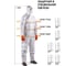 Малярный комбинезон JetaSafety JPC04/XL 2