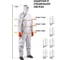 Многоразовый малярный комбинезон, Jeta Safety размер S/46-48, JPC75b-S 12