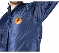 Малярный многоразовый комплект (куртка + брюки) JetaSafety синий JPC76B-XXL