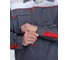 Костюм с брюками Факел Фаворит-1 Премиум СОП UZ, темно-серый/серый/красный, 68-70; 170-176 87489411.020 11
