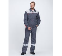 Костюм с брюками Факел Фаворит-1 Премиум СОП UZ, темно-серый/серый/красный, 56-58; 158-164 87489411.026