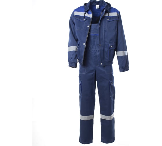 Костюм ФАКЕЛ Антей СОП, п/к, темно-синий/васильковый, 48-50; 170-176 87490608.003 1