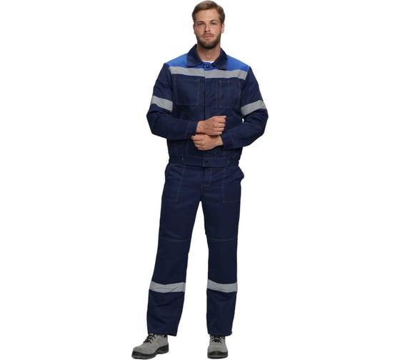 Костюм с полукомбинезоном ФАКЕЛ Легионер-2 СОП, темно-синий/васильковый, р. 64-66, рост 182-188 87490695.012 1