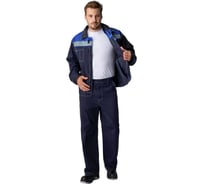 Костюм Флофт-1 СОП (тк.Саржа,250) брюки Факел т.синий/васильковый, 60-62; 170-176 87469377.009