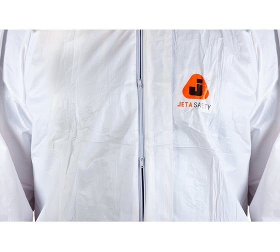 Комбинезон химзащиты Jeta Safety с дышащей задней частью, пл.65 г/м², р.XXXL/56-58, JPC-66-XXXL