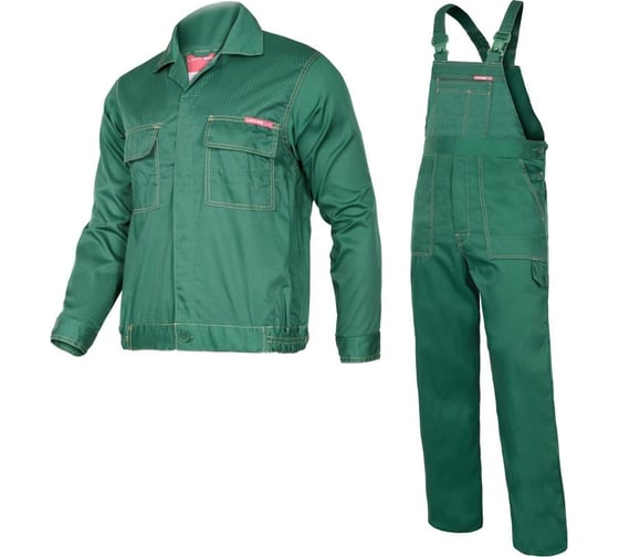 Рабочий комплект LAHTI PRO, зеленый, р.2XL, рост 182 LPQA822XL