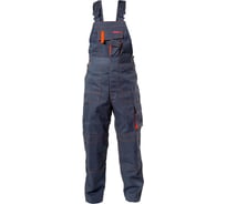 Рабочий полукомбинезон LAHTI PRO серый, размер L/ 182см LPAO82L