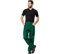 Брюки Эксперт Спецодежда Алатау, зеленый/черный р. 48-50, рост 194-200 6446000069861