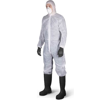 Одноразовый комбинезон Lakeland ZoneGard белый, ХL Одо 007/ХL