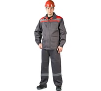 Костюм URSUS УДАРНИК темно-серый/красный КОС317-303, размер 48-50, рост 182-188