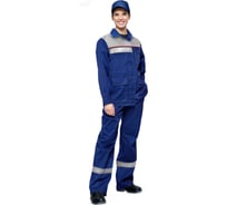 Женский костюм URSUS УДАРНИК васильковый/светло-серый, размер 60-62, рост 170-176