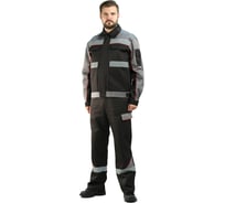 Летний мужской костюм URSUS Базис черный/серый КОС116-021; 44-46, 170-176
