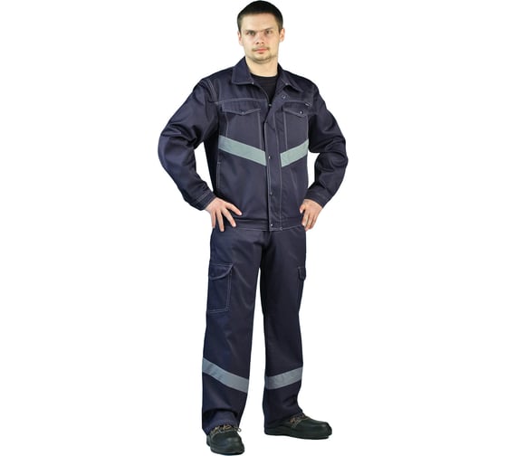 Летний мужской костюм URSUS Дока Моготекс синий КОС622Н-010; 52-54, 170-176 1